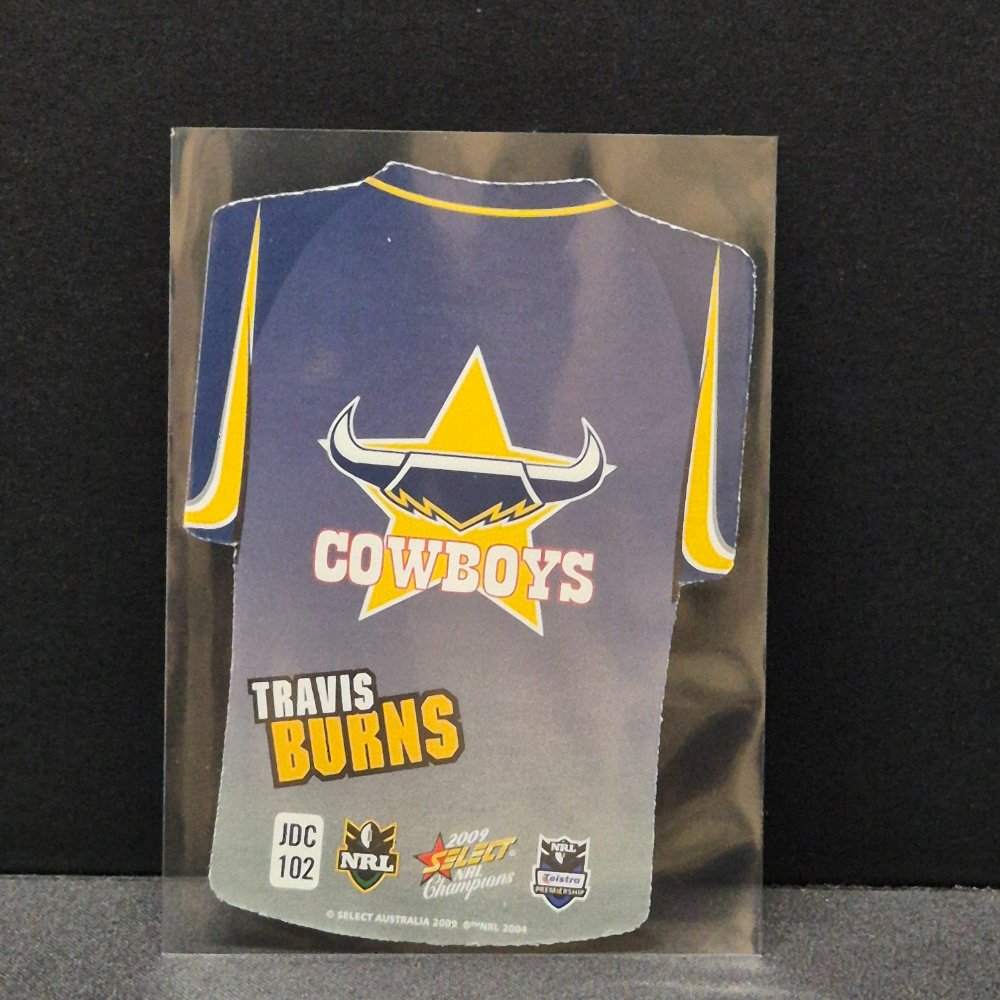 2009 NRL Select Champions - Jersey Diecut - JDC102 - Travis Burns