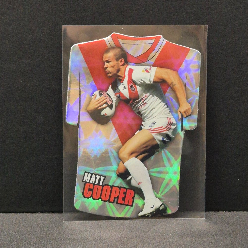 2009 NRL Select Champions - Jersey Diecut - JDC136 - Matt Cooper