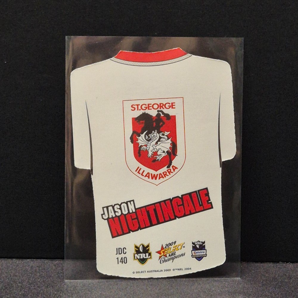 2009 NRL Select Champions - Jersey Diecut - JDC140 - Jason Nightingale