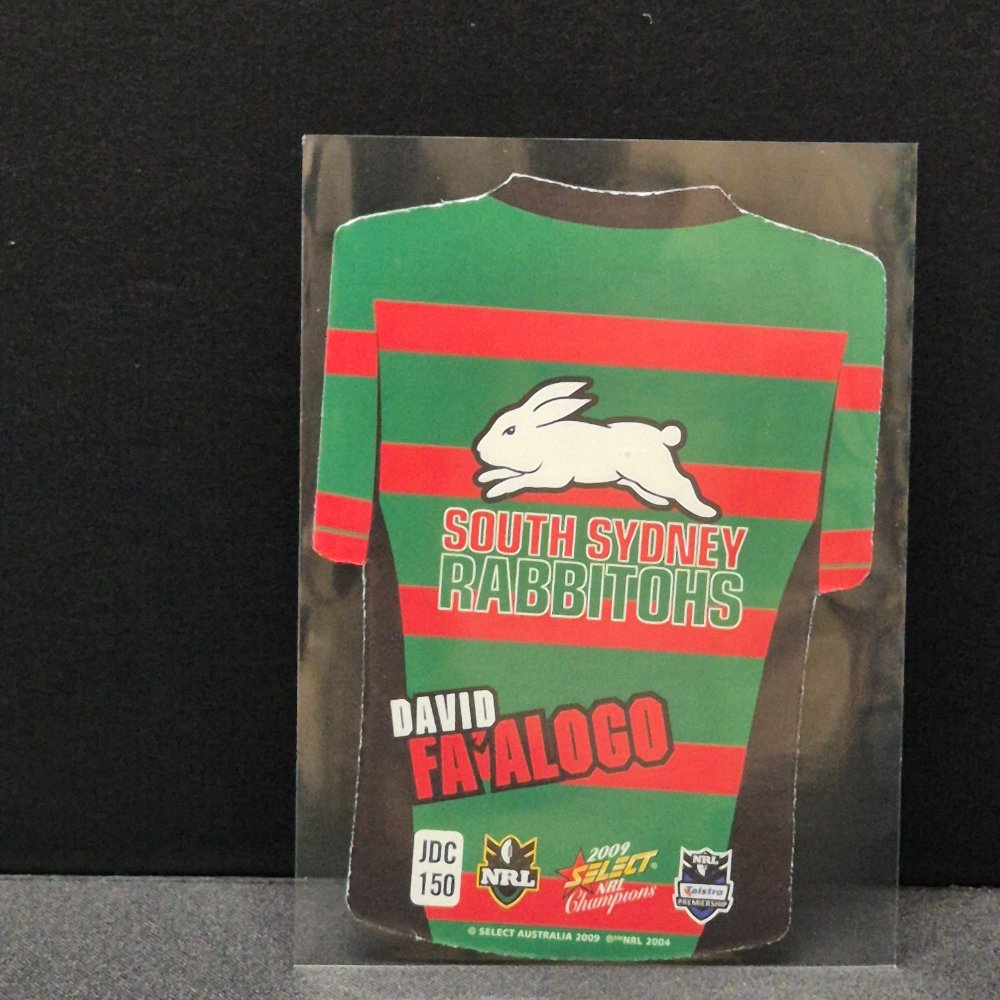 2009 NRL Select Champions - Jersey Diecut - JDC150 - David Fa'alogo
