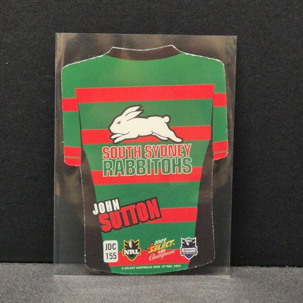 2009 NRL Select Champions - Jersey Diecut - JDC155 - Lachlan Coote/John Sutton Error