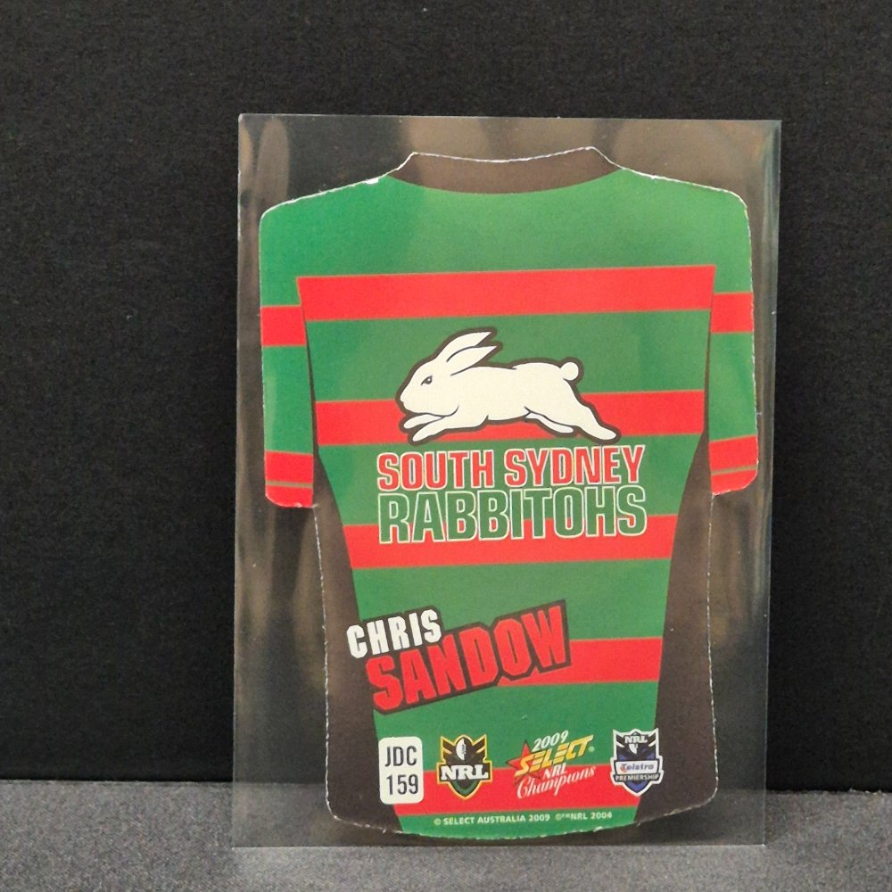 2009 NRL Select Champions - Jersey Diecut - JDC159 - Chris Sandow