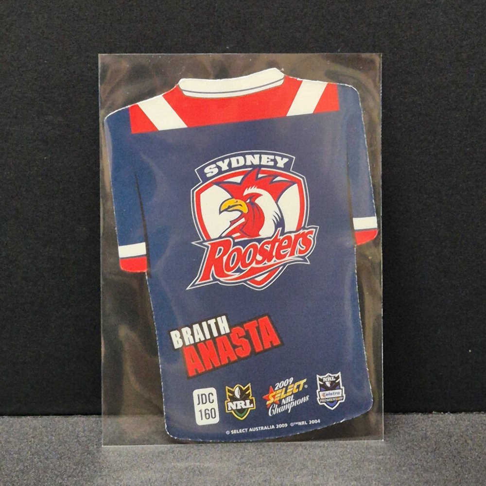 2009 NRL Select Champions - Jersey Diecut - JDC160 - Braith Anasta