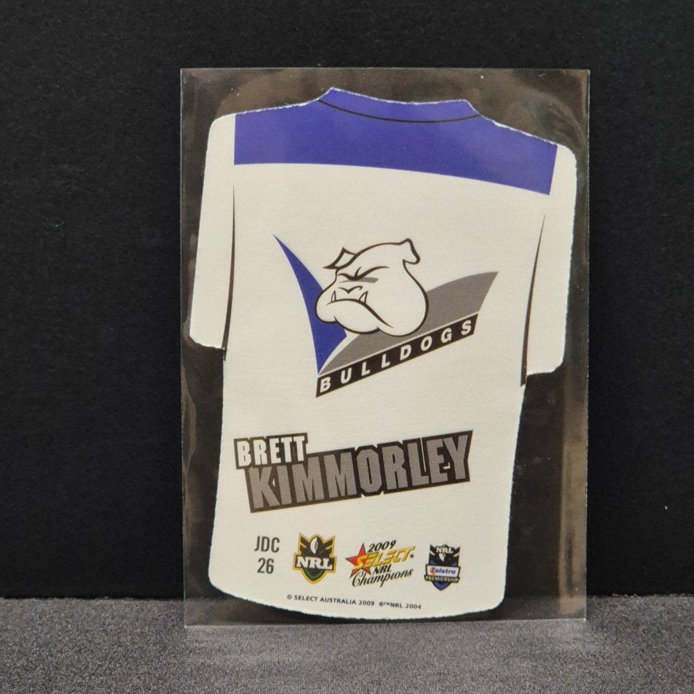 2009 NRL Select Champions - Jersey Diecut - JDC26 - Brett Kimmorley