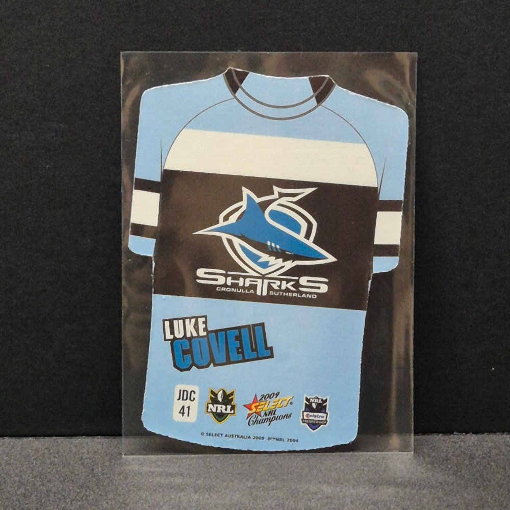 2009 NRL Select Champions - Jersey Diecut - JDC41 - Luke Covell