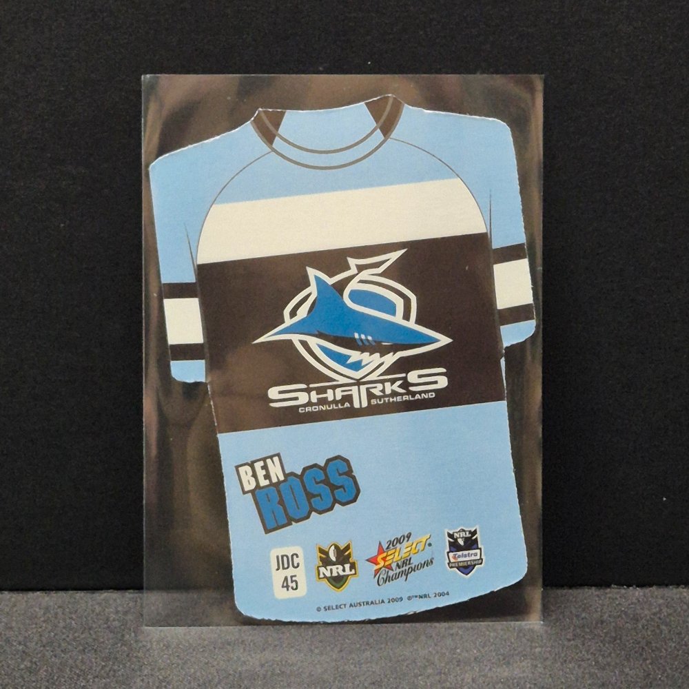 2009 NRL Select Champions - Jersey Diecut - JDC45 - Ben Ross