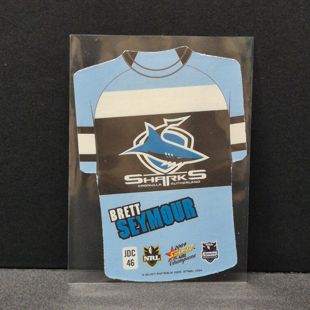 2009 NRL Select Champions - Jersey Diecut - JDC46 - Brett Seymour