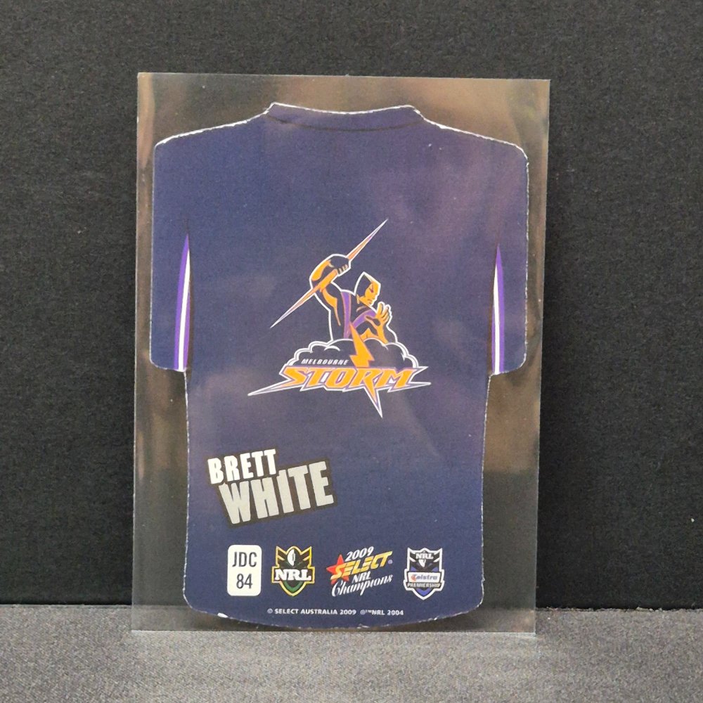 2009 NRL Select Champions - Jersey Diecut - JDC84 - Brett White