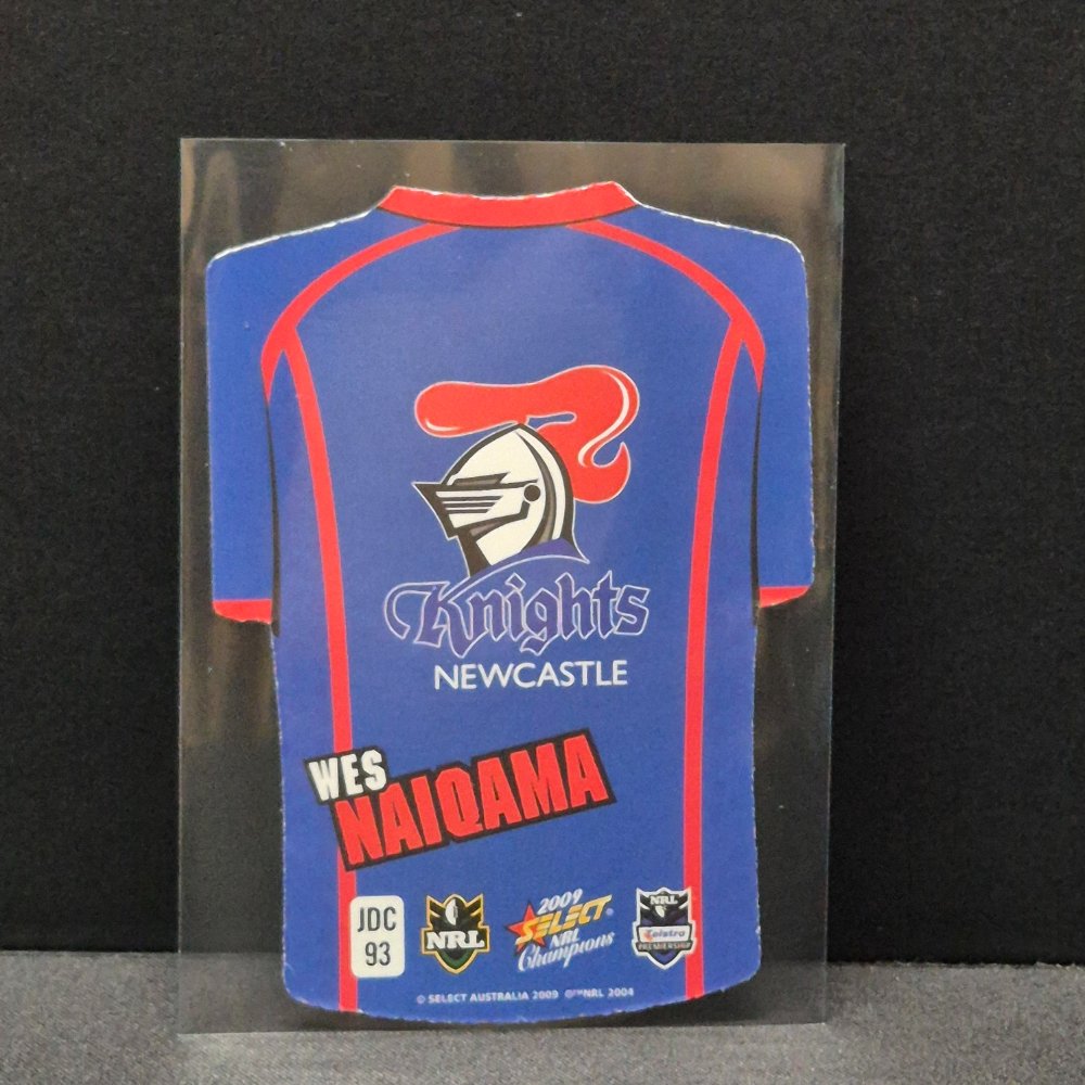 2009 NRL Select Champions - Jersey Diecut - JDC93 - Wes Naiqama