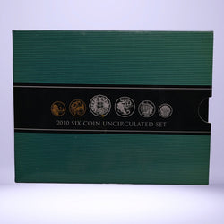 2010 Six Coin Uncirculated Mint Year Set outer cover
