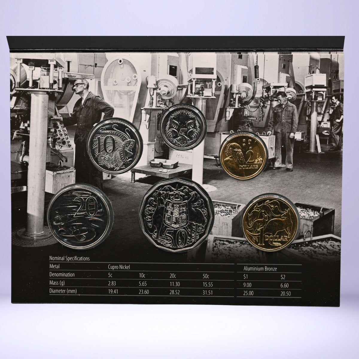 2010 Six Coin Uncirculated Mint Year Set - reverse