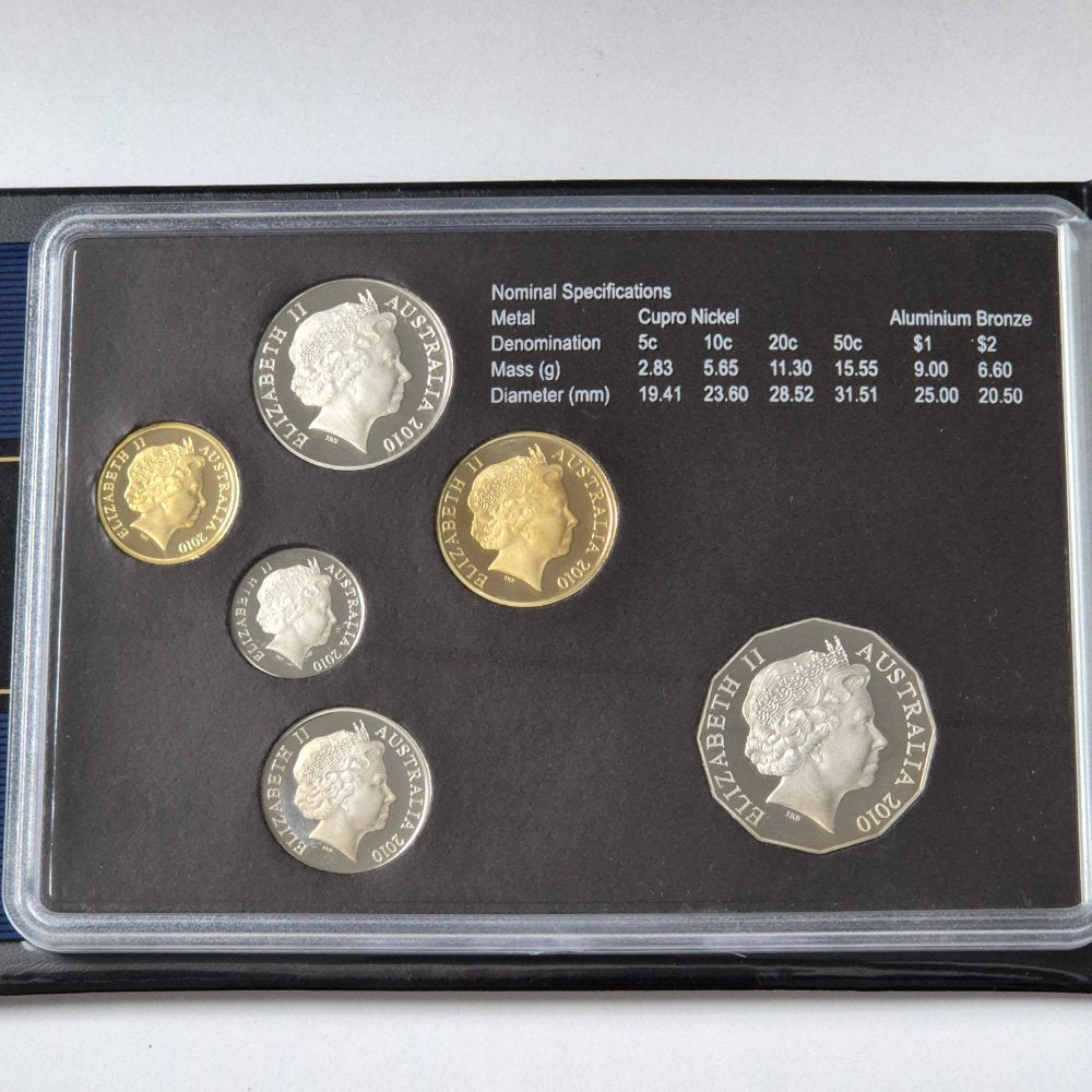 2010 Royal Australian Mint Six Coin Proof Set