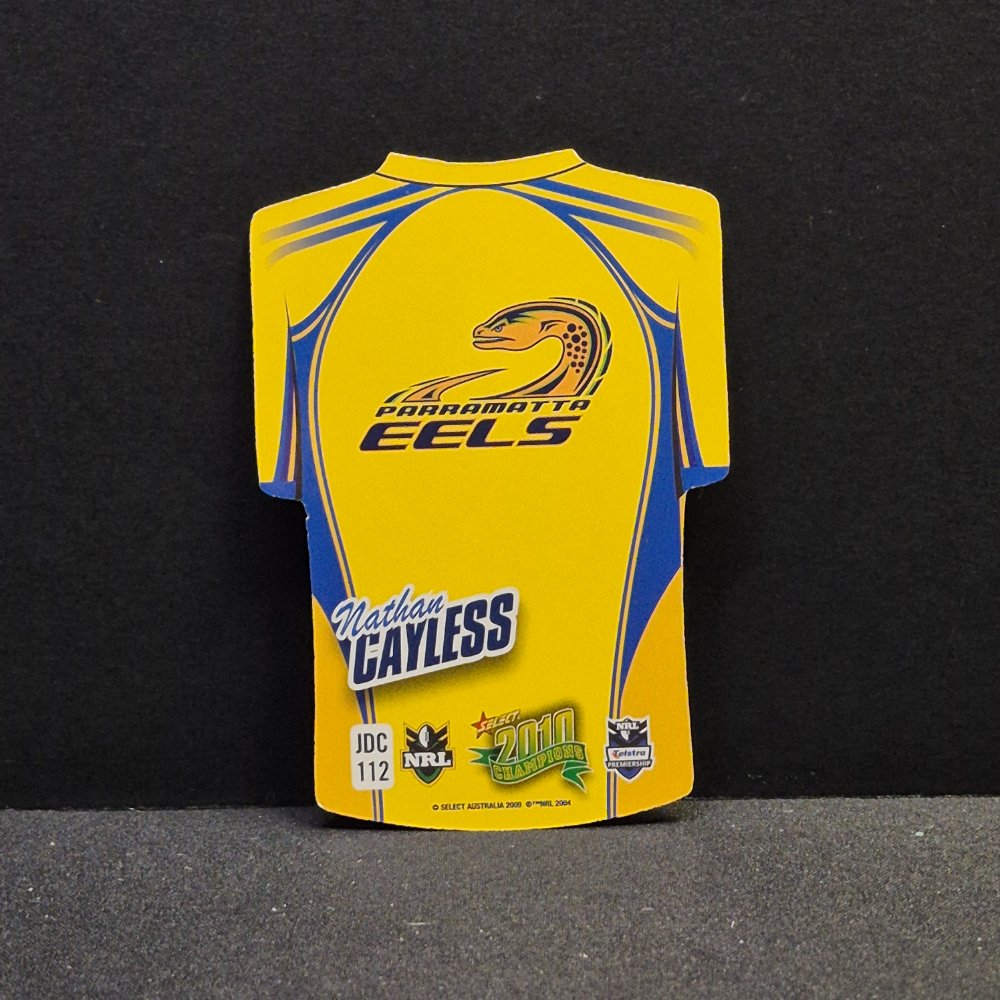 2010 NRL Select Champions - Jersey Diecut - JDC112- Nathan Cayless