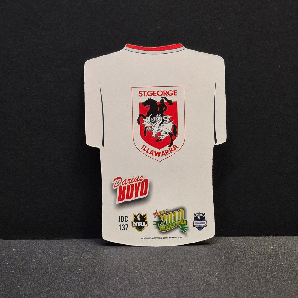 2010 NRL Select Champions - Jersey Diecut - JDC137- Darius Boyd