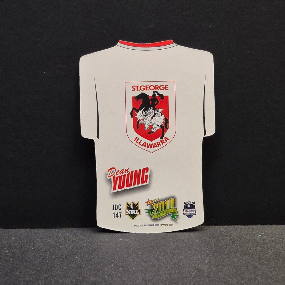 2010 NRL Select Champions - Jersey Diecut - JDC147- Dean Young
