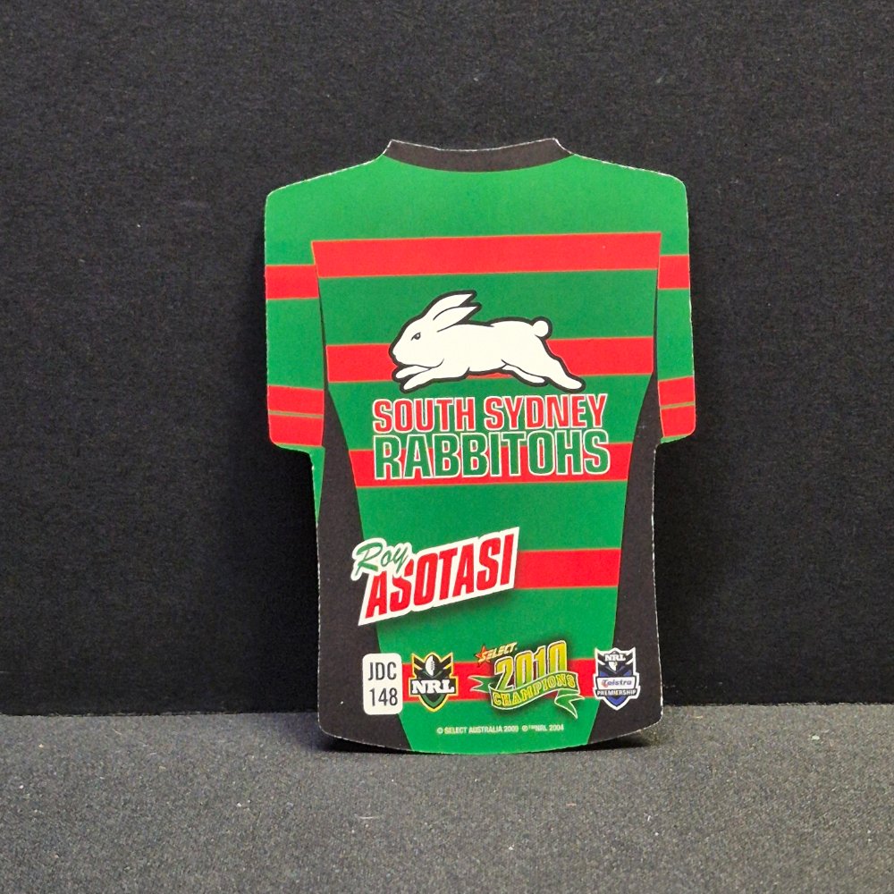 2010 NRL Select Champions - Jersey Diecut - JDC148- Roy Asotasi
