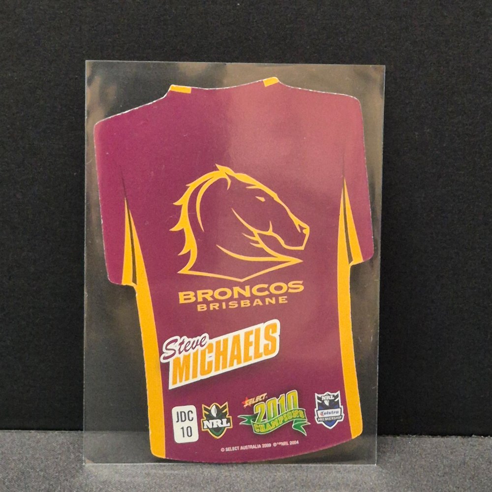 2010 NRL Select Champions - Jersey Diecut - JDC10- Steve Michaels