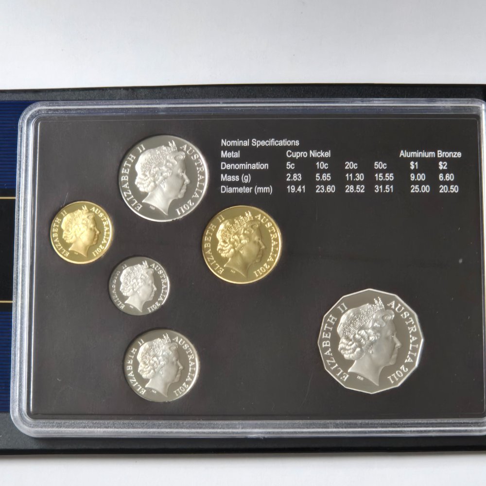 2011 Royal Australian Mint Six Coin Proof Set