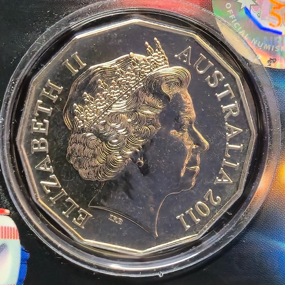 2011 50c 50 Years of Triple Zero Emergency “000” Uncirculated Coin