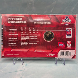 Back of 2012 $1 AFL Premiers Sydney Swans PNC