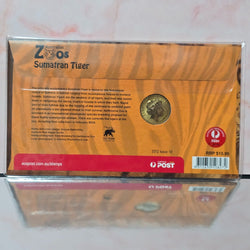 2012 $1 Australian Zoos Sumatran Tiger PNC