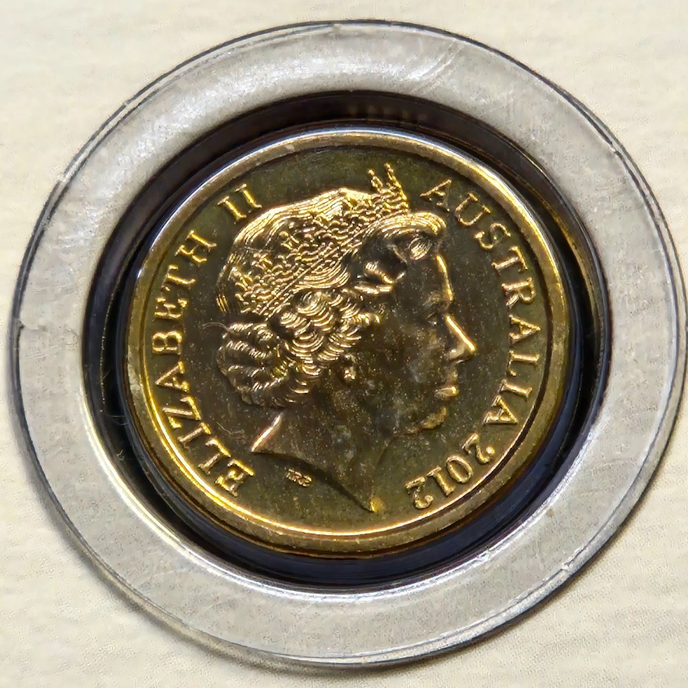 2012 $2 'C' Mintmark Remembrance Day Red Poppy Folder