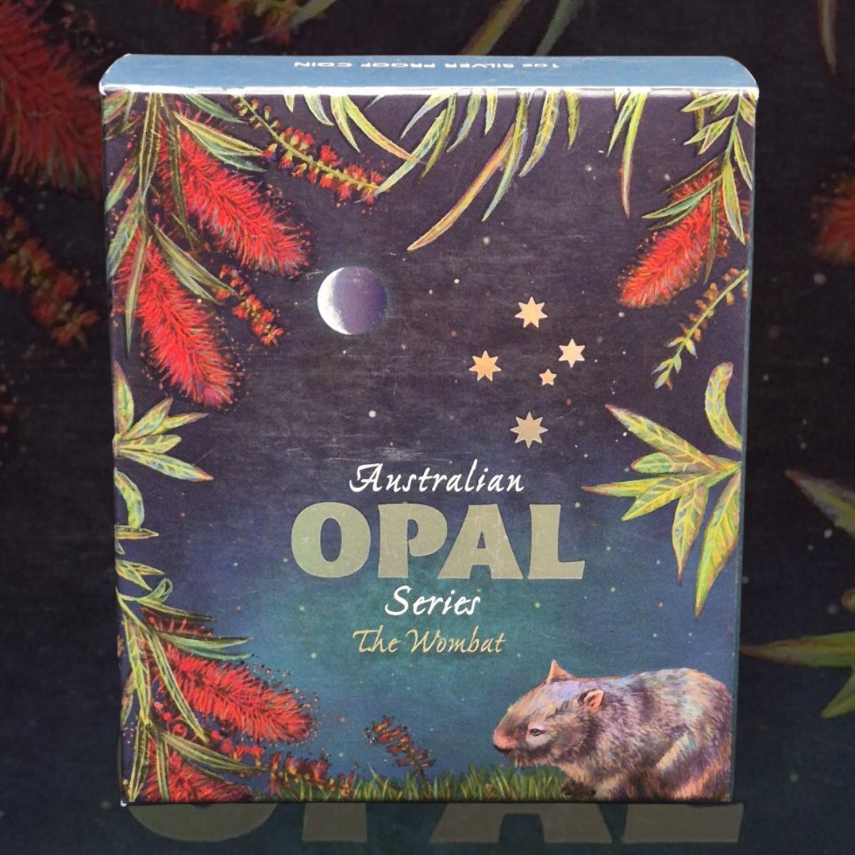 2012 Perth Mint Australian Opal Series The Wombat 1oz Silver Proof Coin