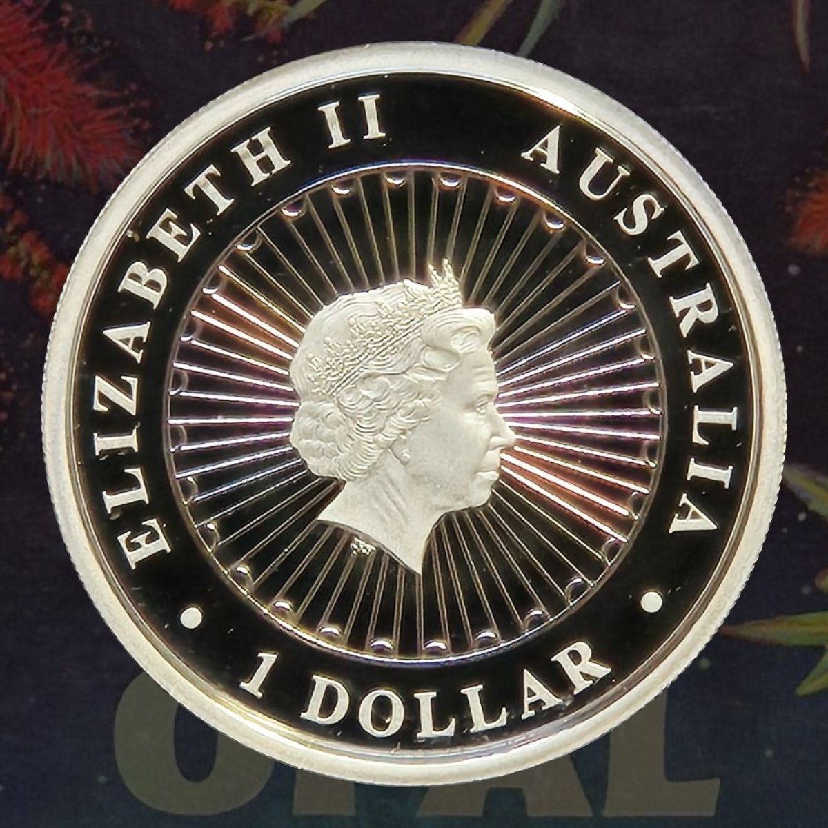 2012 Perth Mint Australian Opal Series The Wombat 1oz Silver Proof Coin