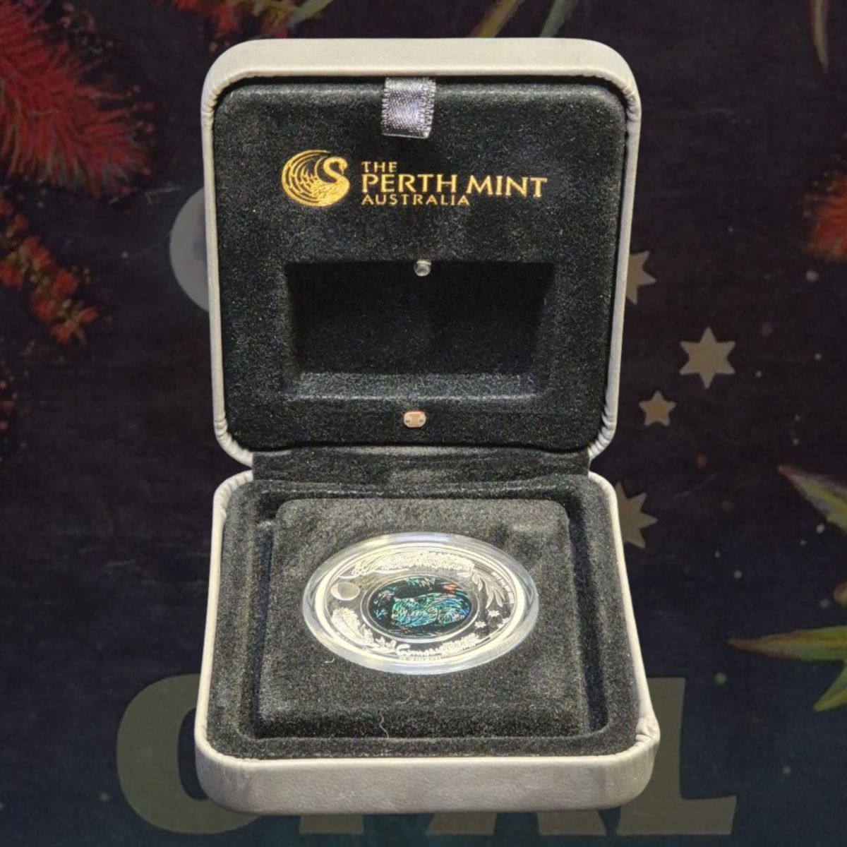2012 Perth Mint Australian Opal Series The Wombat 1oz Silver Proof Coin