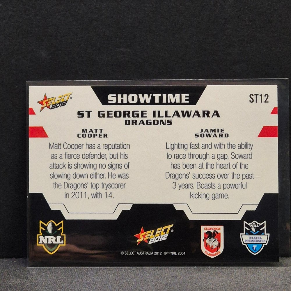 2012 NRL Champions - Showtime - ST12 - St George Illawarra Dragons - Cooper / Soward