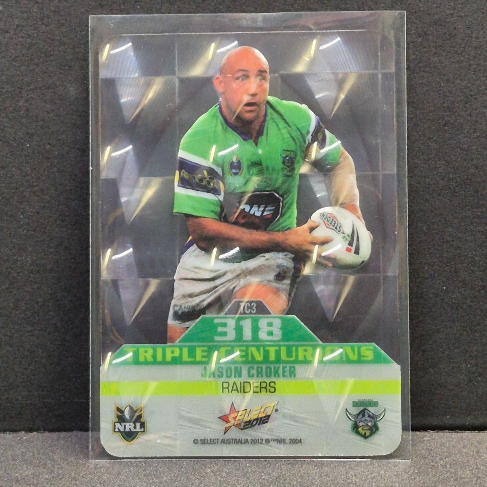 2012 NRL Champions - Triple Centurions Mirror - TC3 - Jason Croker
