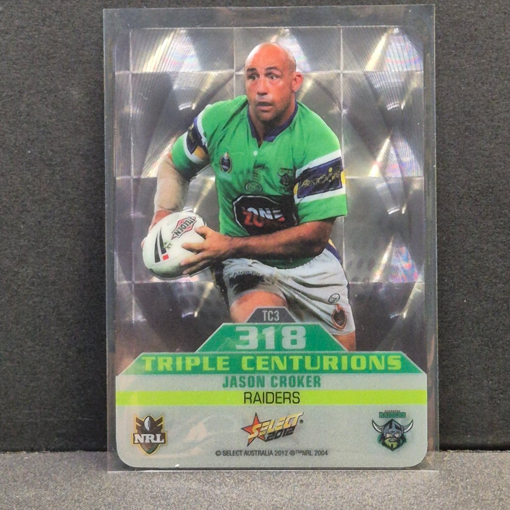 2012 NRL Champions - Triple Centurions Mirror - TC3 - Jason Croker