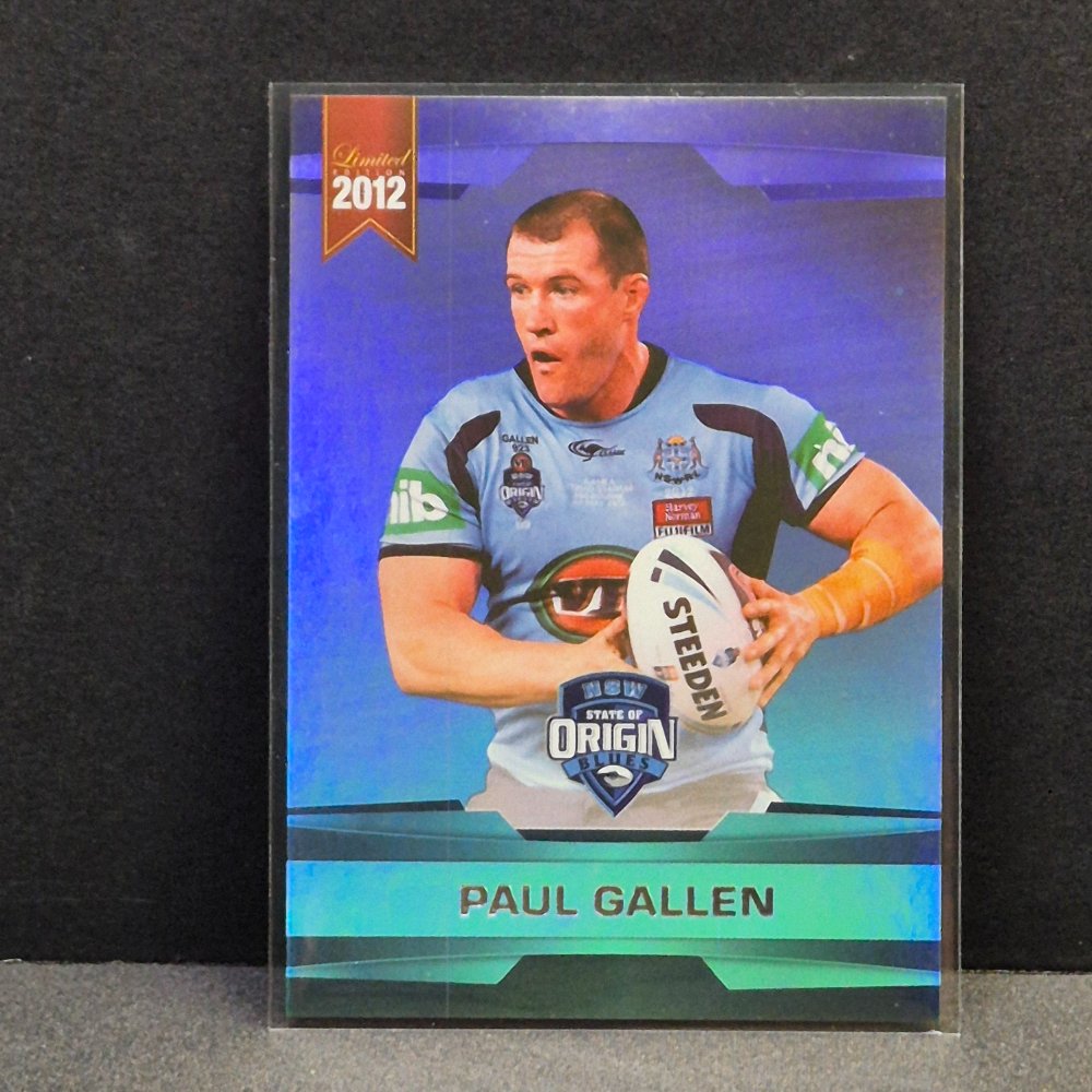 2012 NRL Limited Edition - Parallel - P28 - Paul Gallen