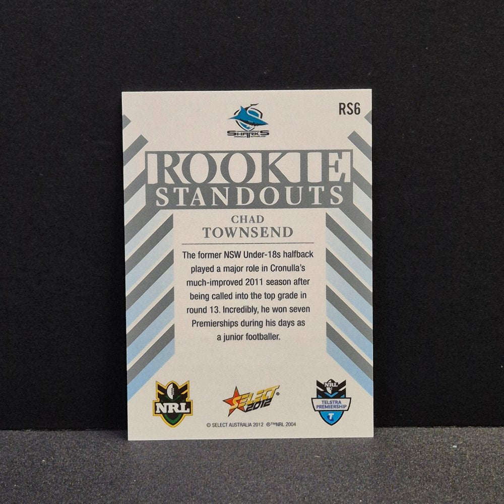 2012 NRL Champions - Rookie Standouts - RS6 - Chad Townsend
