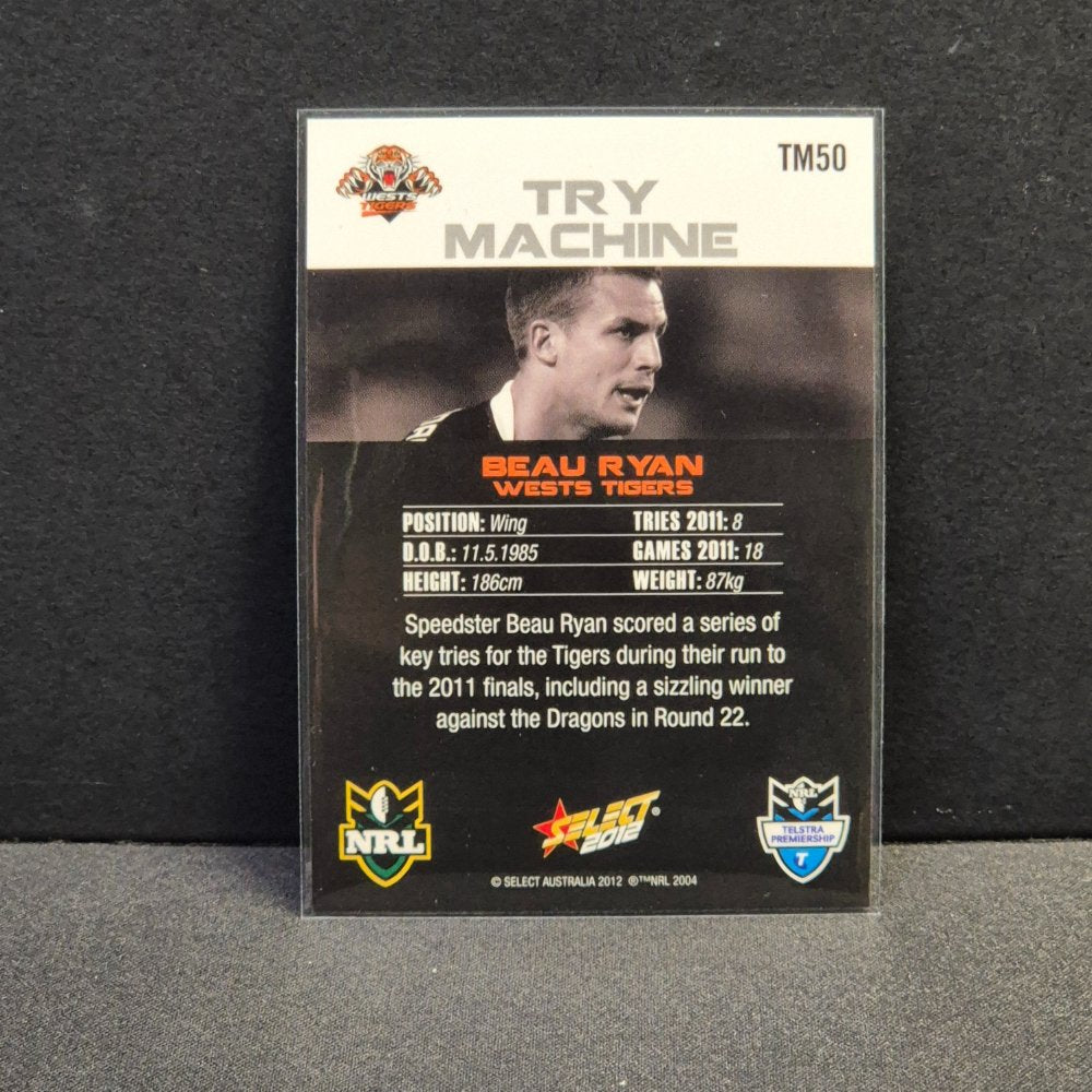 2012 NRL Champions - Try Machine - TM50 - Beau Ryan