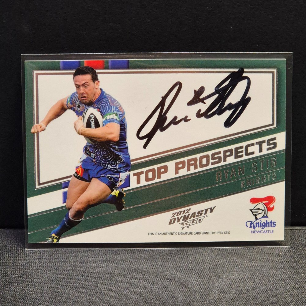 2012 NRL Select - Top Prospects Signature - TPS8 - Ryan Stig