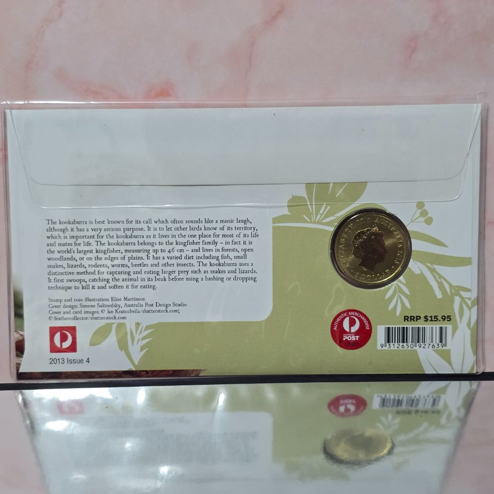 2013 Perth Mint $1 Bush Babies Series II Kookaburra PNC back