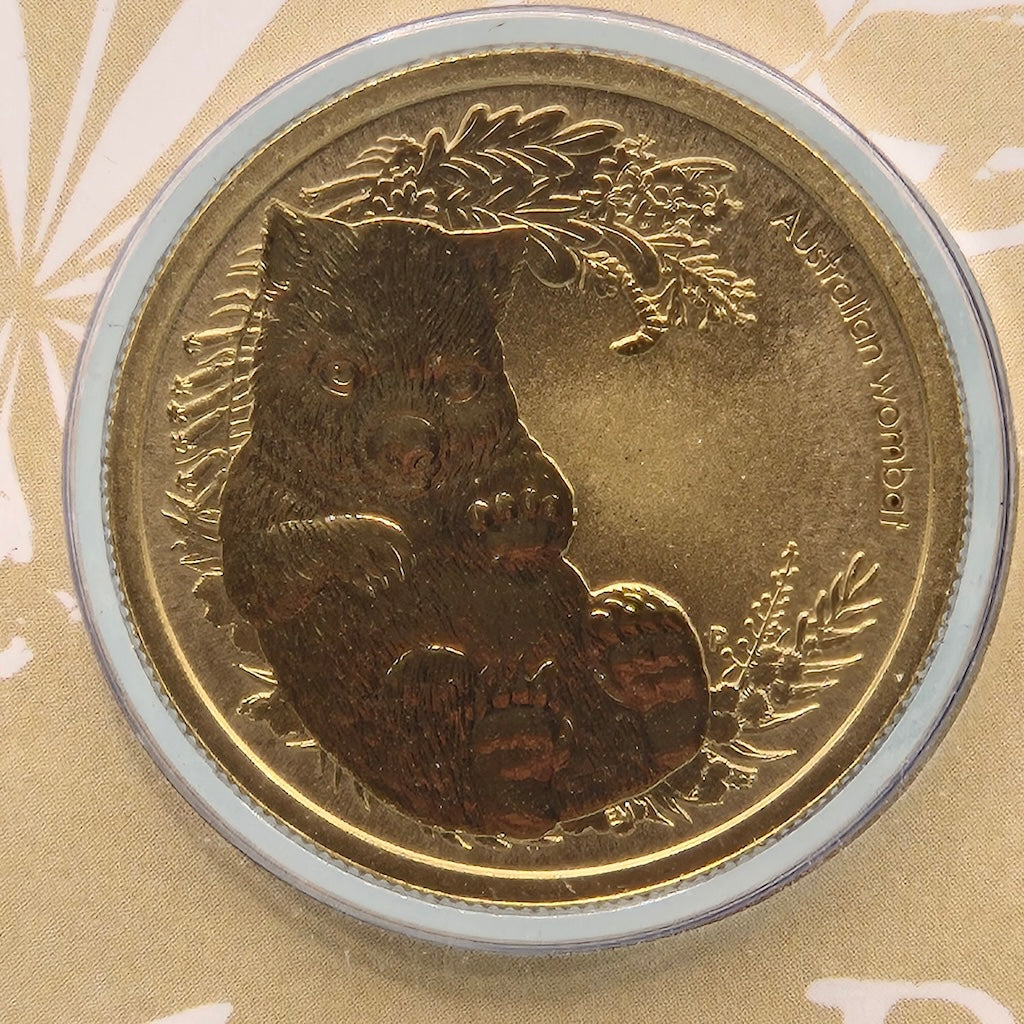 2013 $1 Perth Mint Bush Babies Series II PNC coin reverse