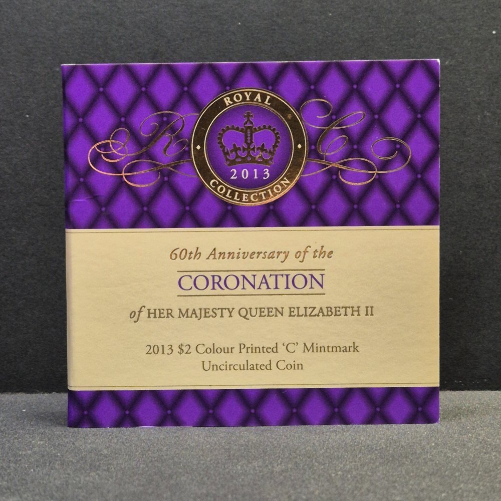 2013 $2 'C' Mintmark 60th Anniversay of the Coronation of QEII Folder