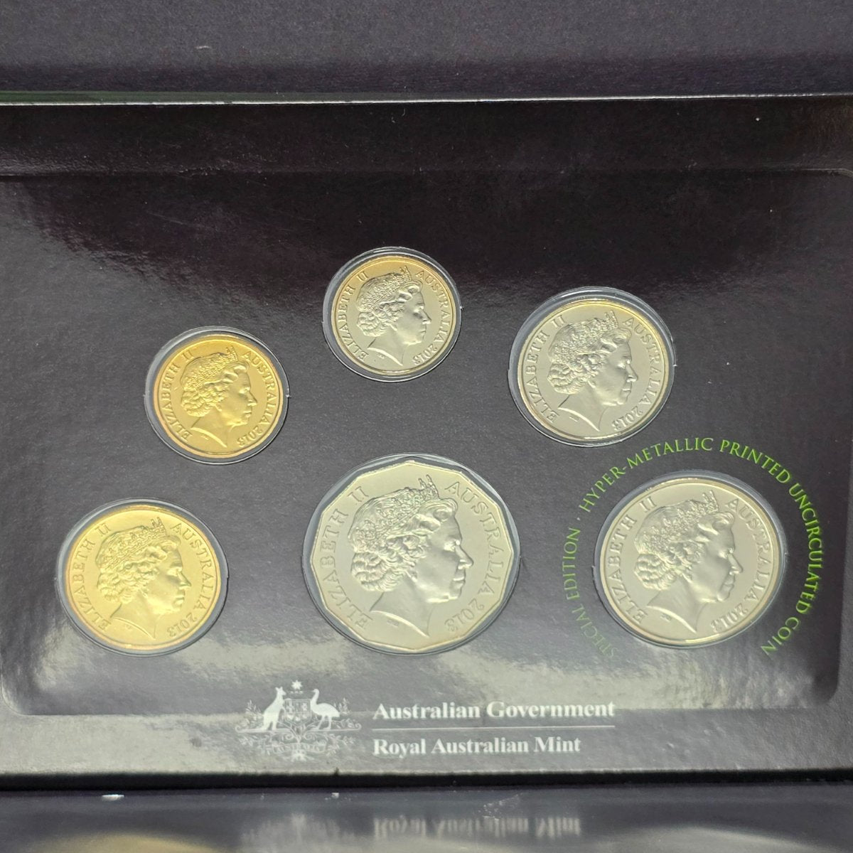 2013 Special Edition Six Coin Mint Set with Hyper Metallic 20c