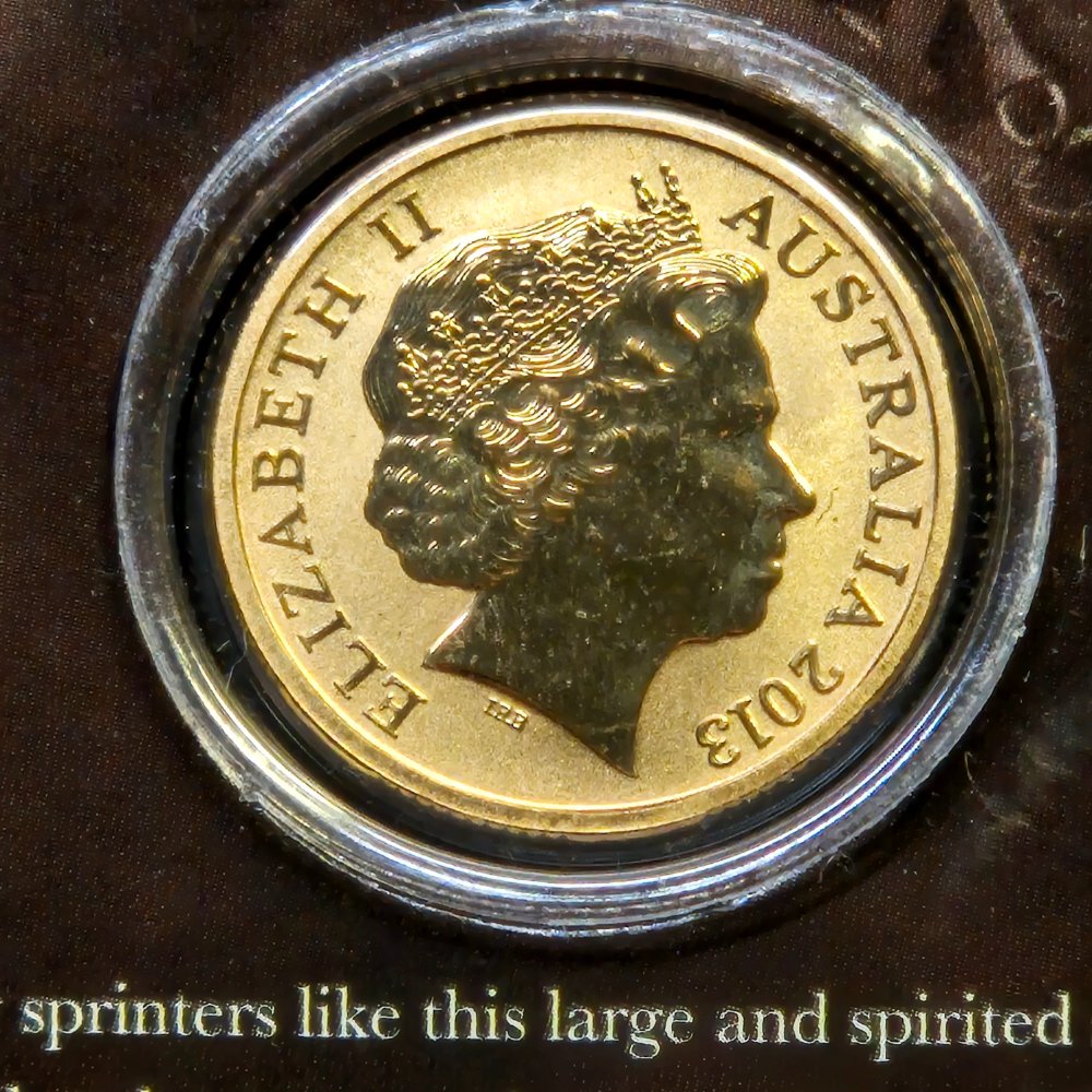 2013 $1 Black Caviar - Coloured Uncirculated Coin