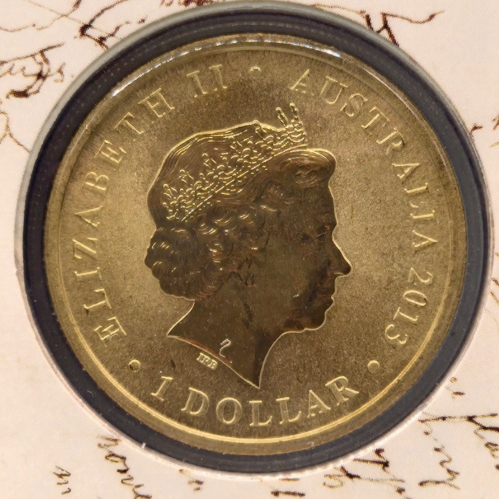 2013 PM $1 Ludwig Leichhardt Australia Germany Joint Issue PNC