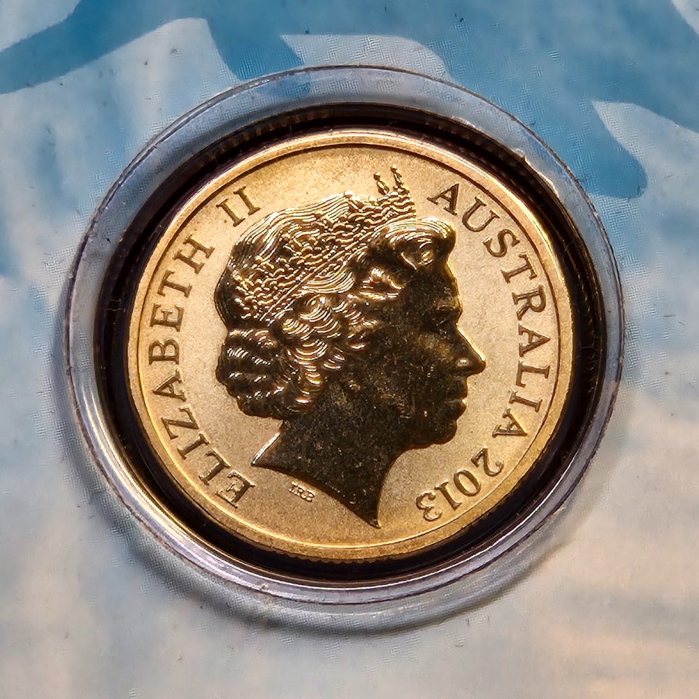 2013 $1 Polar Animals - Polar Bear - Coloured Uncirculated Coin
