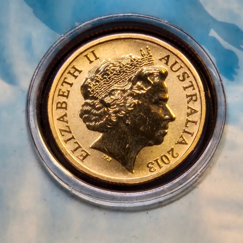 2013 $1 Polar Animals - Walrus - Coloured Uncirculated Coin