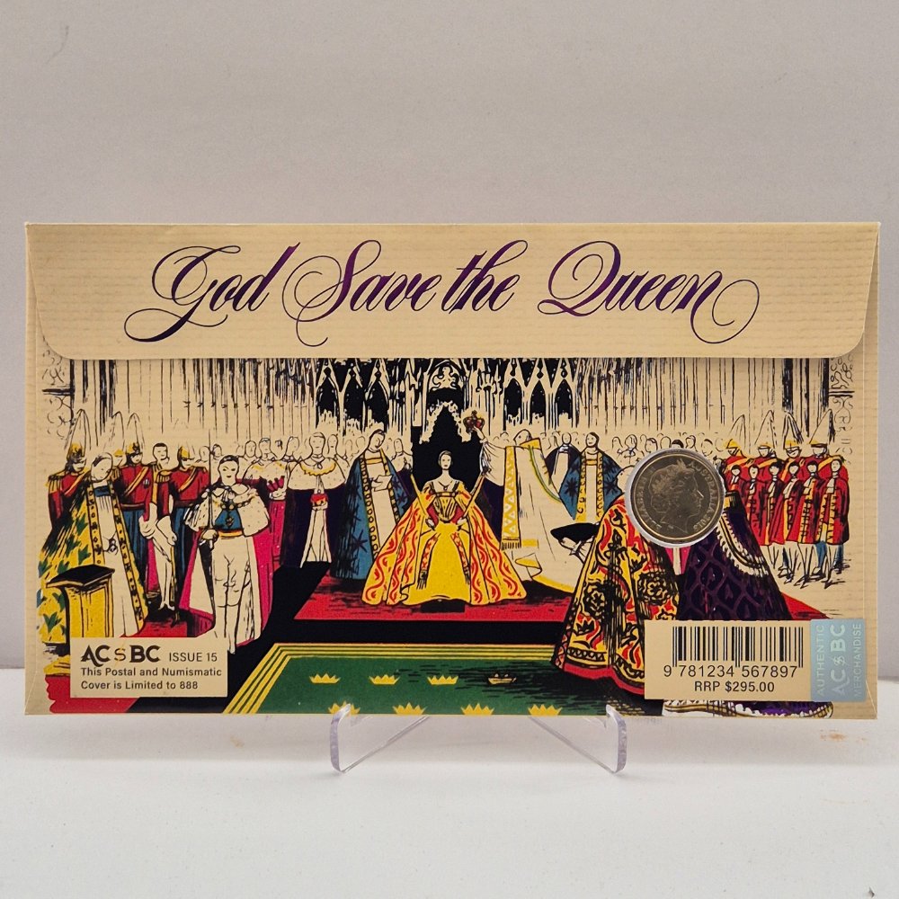 2024 ACBC Coronation PNC with 2013 $2 Purple Coronation Uncirculated Coin