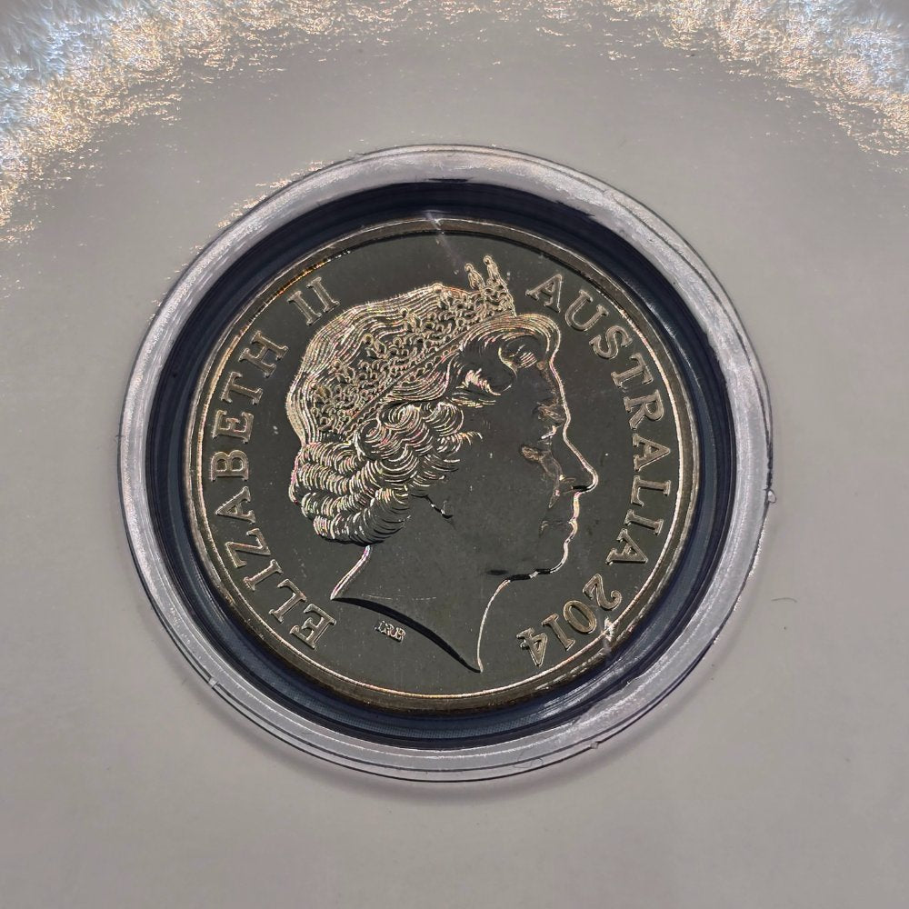 2014 30th Anniversary of the $1 Coloured Uncirculated Coin Carded