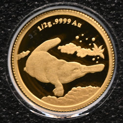 2014 $2 Half Gram Gold Platypus - reverse