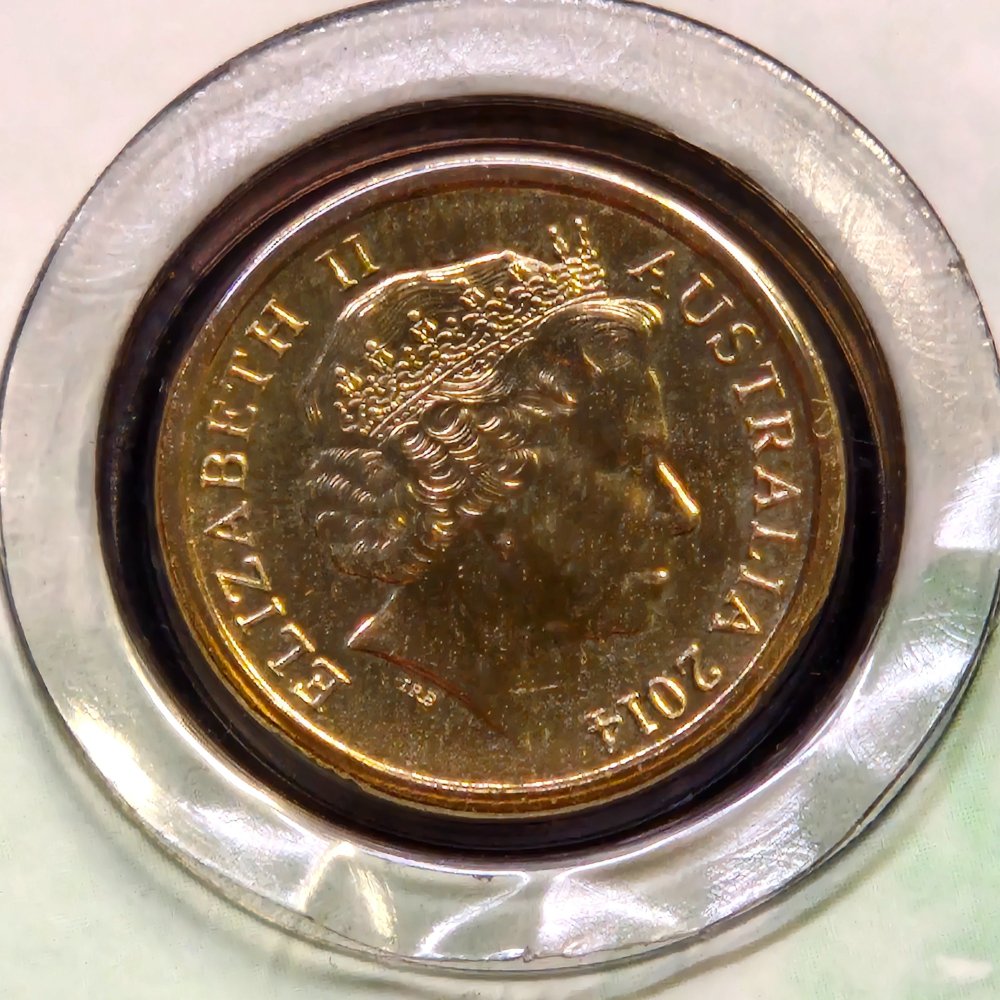 2014 $2 'C' Mintmark Remembrance Day Green Dove Folder