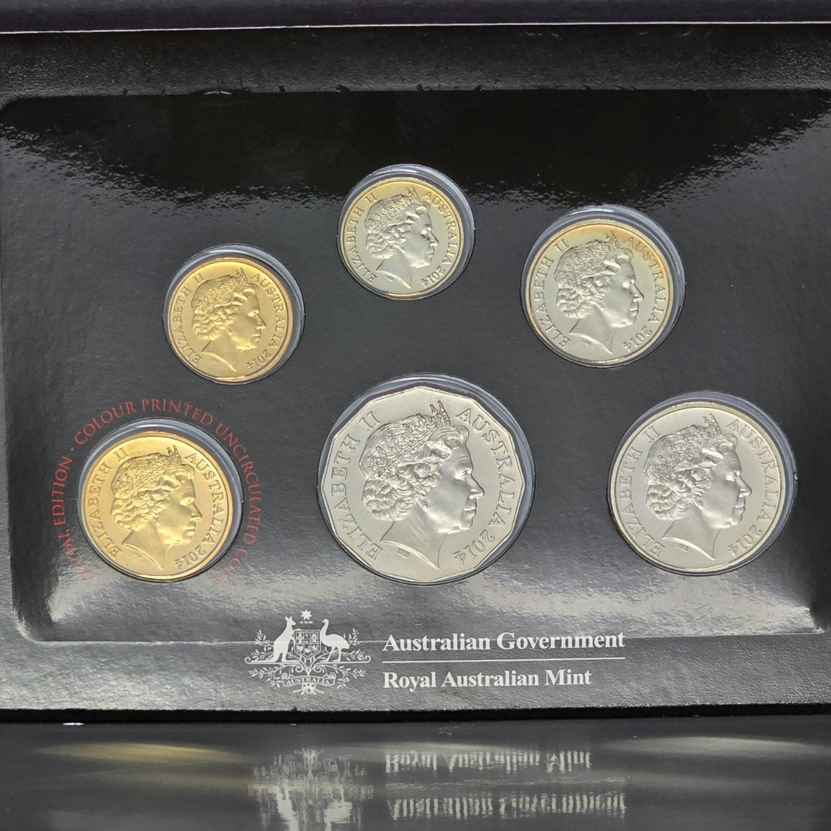 2014 Special Edition Six Coin Mint Set with Hyper Metallic $1