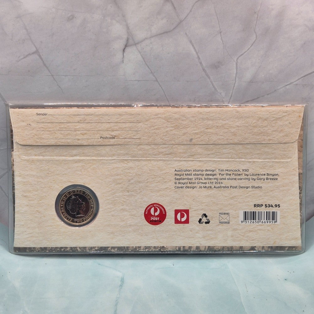 2014 UK £2 The Great War Limited Edition PNC